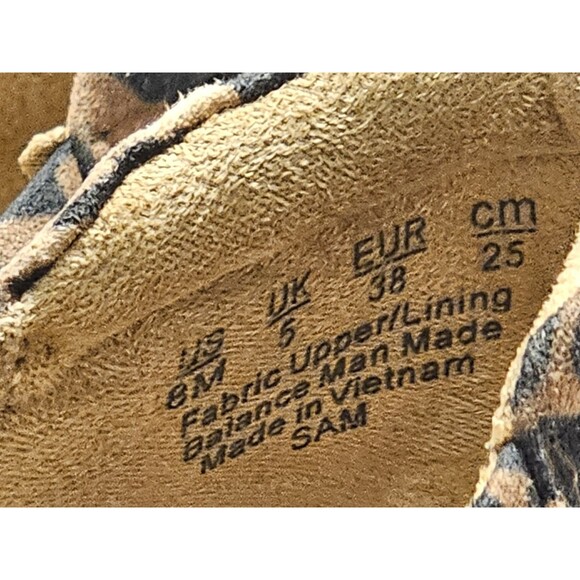 Naturalizer Women's Shoes Leopard Print Wedge Sandals Size 8M Memory Foam EUC - Picture 10 of 10